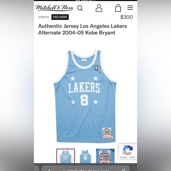 Authentic Jersey Los Angeles Lakers Alternate 2004-05 Kobe Bryant - Picture 2 of 7
